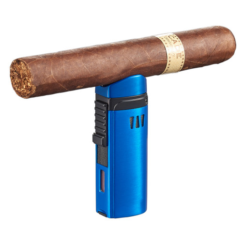Visol Denali Triple Torch Cigar Lighter - Blue - VLR405504-Denali-BL