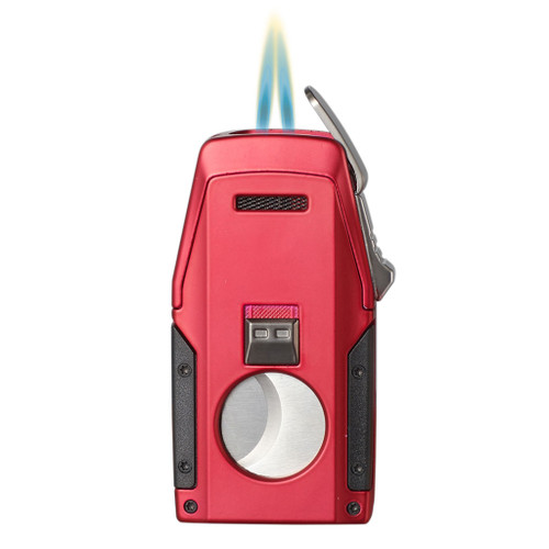 Visol Viper Dual Torch Flame Cigar Lighter – Red