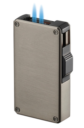 Visol Glacier Double Torch Cigar Lighter – Gunmetal
