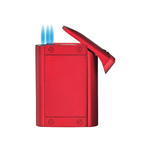 Visol Olympus Triple Torch Flame Cigar Lighter - Red