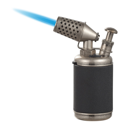 Visol Zion Single Jet Flame Cigar Lighter - Antique Silver