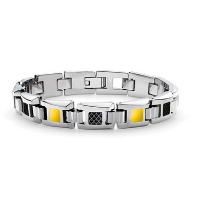 Tonino Lamborghini Il Primo Yellow Lacquer Bracelet - TBR004003 - Visol