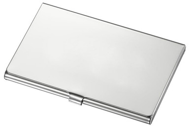 SLU Velour Accented Business Card Holder