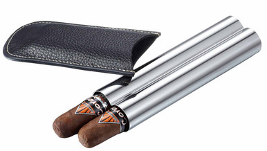 Double D24 Coated canvas Cigar case