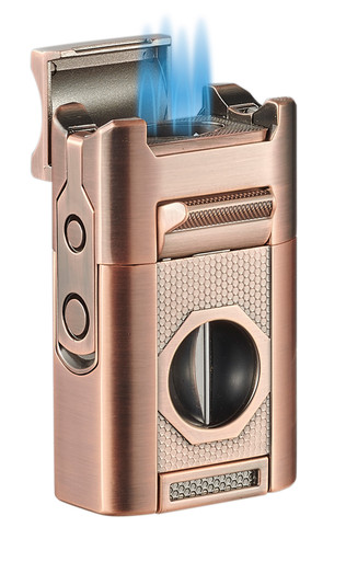 Visol Joplin Quad Torch Flame Lighter - Bronze - VLR7-Joplin-BZ