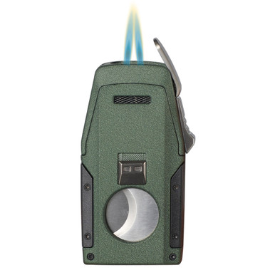 Visol Viper Dual Torch Flame Cigar Lighter – Green