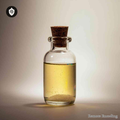 Adeninum quantum transmission module for remote imprint and energetic charge alignment in quantum fields