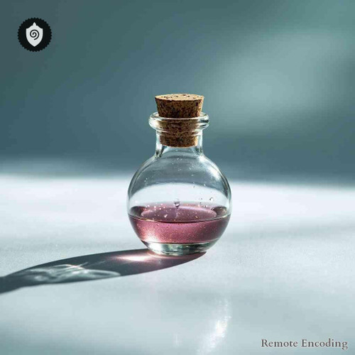 Amantadinum quantum transmission module for remote imprint and energetic charge alignment in distance energy relay