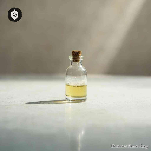 Baryta Succinicum remote imprint with quantum energy field modulation for precise distance energy relay