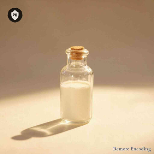 Calotropis Lactum remote imprint device for quantum field transmission and energetic charge modulation