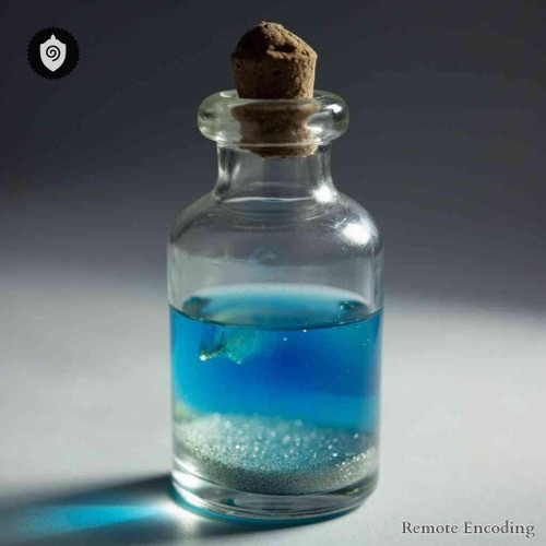 Chlorophyllum remote imprint matrix for distance energy relay with quantum transmission and energetic charge interface