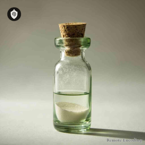 Chrysokolla remote imprint module designed for quantum transmission and distance energy relay in energetic fields