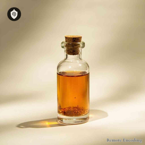 Cinnabaris quantum field conductor facilitating remote imprint with precision in energetic charge transmission