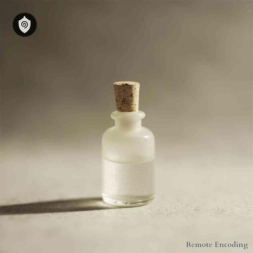 Cypraea Semiplota remote imprint device for quantum field alignment and distance energy relay transmission