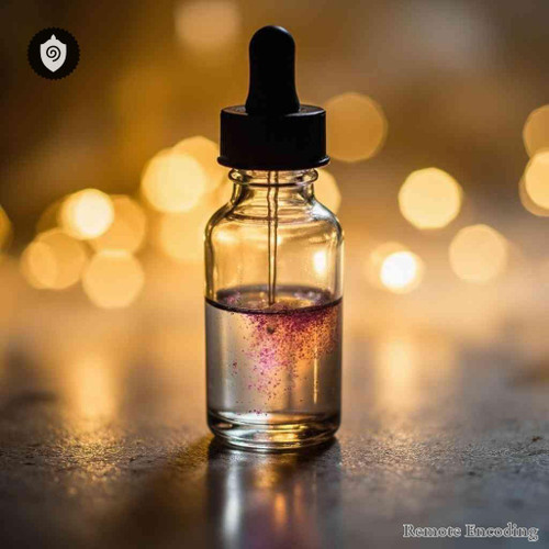 Dendrobates Tinctorius remote imprint device for quantum transmission and distance energy relay in field tuning