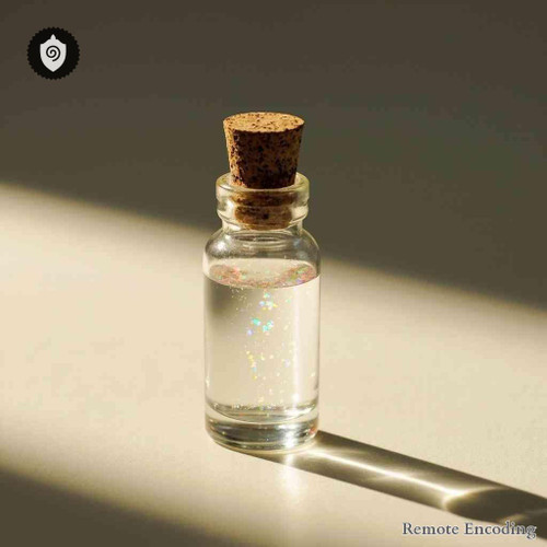 Desogestrelum remote imprint device with quantum transmission for precise energetic charge and field alignment