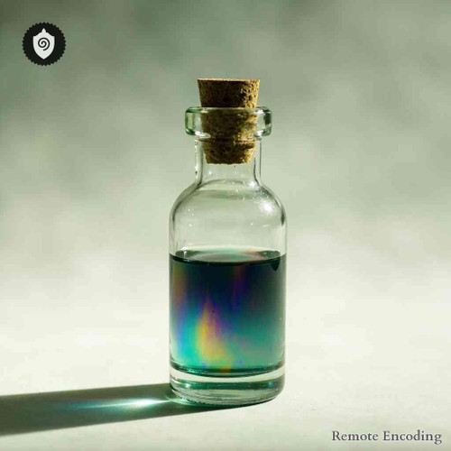 Europium Muriaticum remote imprint device for quantum field alignment and distance energy transmission