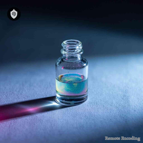 Ferrum Oxydatum Rubrum remote imprint device for quantum transmission and distance energy relay stabilization