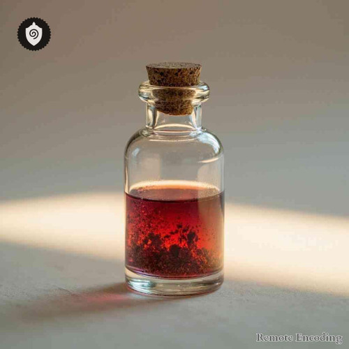 Germanium Muriaticum remote imprint device for quantum transmission and distance energy relay with precision alignment