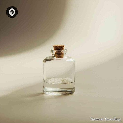 Iopamidolum distance energy relay device for quantum transmission and remote activation of energetic fields