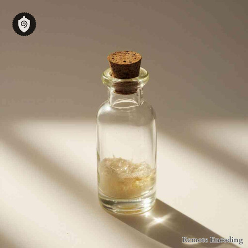 Kalium Bichromicum remote imprint device for quantum transmission and distance energy relay in energetic fields