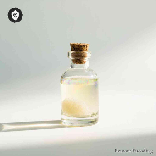 Kalium Silicicum quantum transmission vessel for remote imprint and distance energy relay in quantum fields