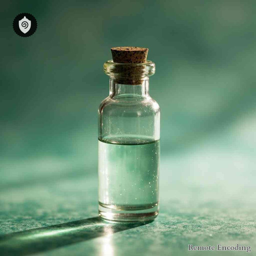 Lac Condensatum quantum field enhancer for distance energy relay and remote imprint with precise energetic charge