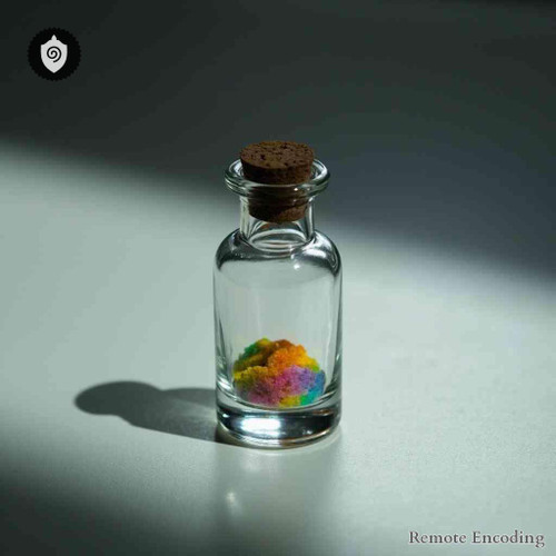 Leiurus Quinquestriatus remote imprint device for quantum transmission and energetic charge alignment