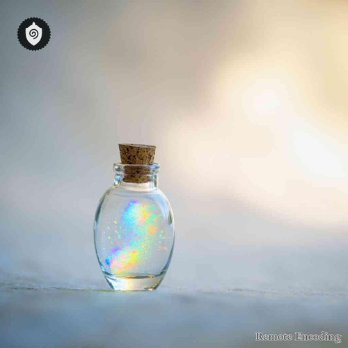 Lepidoglyphus Destructor remote imprint device for quantum field transmission and energetic charge alignment