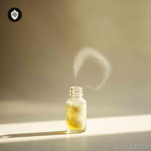 Medorrhinum Americana remote imprint device for quantum field transmission and precise energetic charge alignment