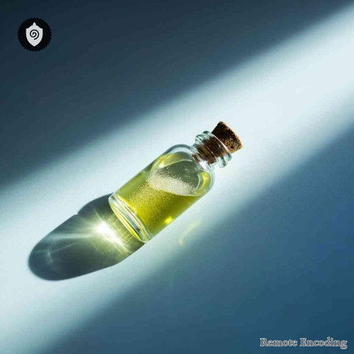 Medroxyprogesteronum quantum transmission medium for remote energy imprint and distance field synchronization