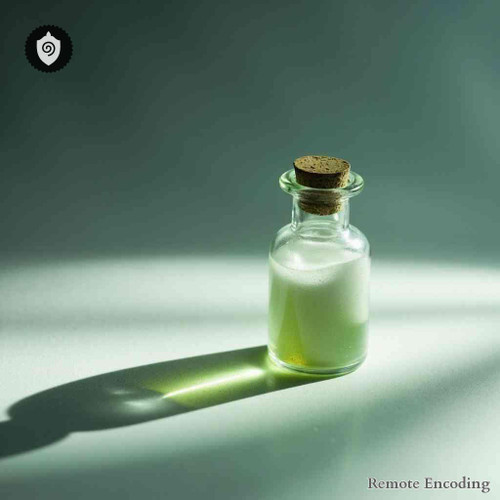 Mescalinum remote imprint interface for quantum field transmission and distance energy relay synchronization