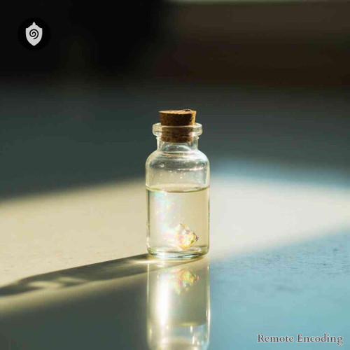 Meyeria Magna Fossil remote imprint device for quantum transmission and distance energy relay with precise alignment