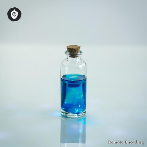 Naja Samarensis remote imprint vial with quantum transmission for precise distance energy relay and energetic charge.