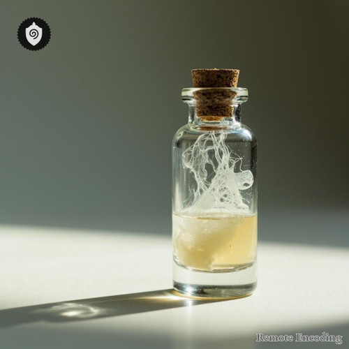 Neptunium Metallicum quantum transmission agent for remote energy imprint and distance field activation