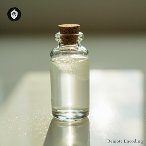 Oleum Rosmarini remote imprint for quantum field alignment and distance energy relay with energetic charge