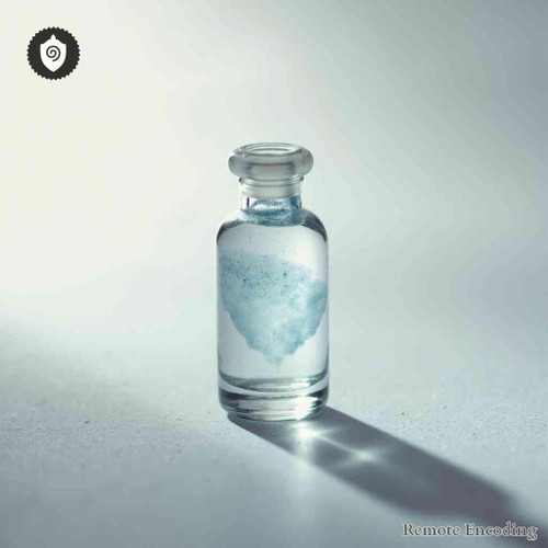 Propyphenazonum remote imprint system with quantum field activation for distance energy relay and signal transfer