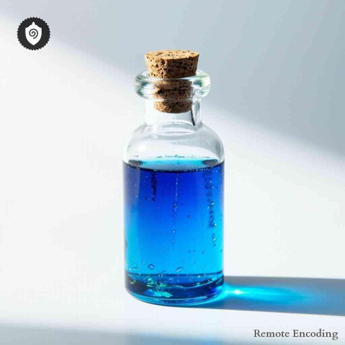 Ricinus Communis remote imprint device for distance energy relay and quantum transmission of energetic charge