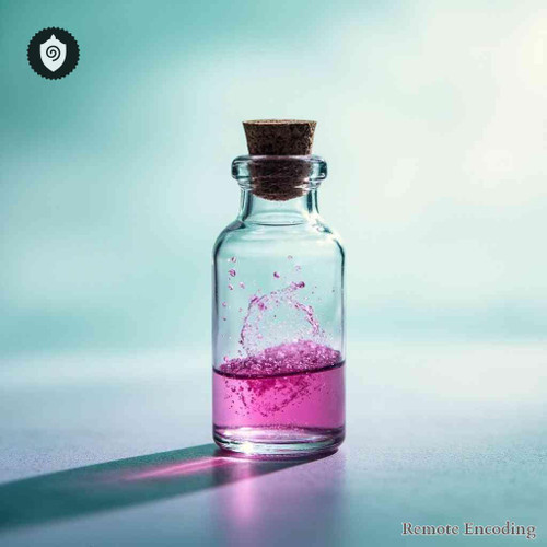 Taxiphyllum Barbieri distance energy relay for quantum transmission and remote imprint of energetic charge