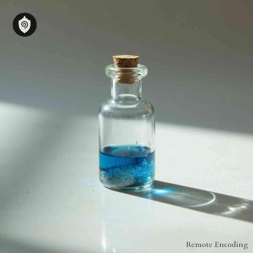 Terbium Fluoratum quantum transmission node for remote energy imprint and precise distance charge transfer