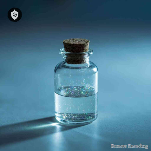 Theophyllinum remote imprint module for distance energy relay and quantum transmission in energetic fields