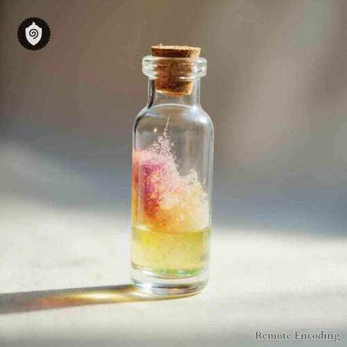 Ytterbium Carbonicum remote imprint enhancer for quantum transmission and distance energy relay in field sync