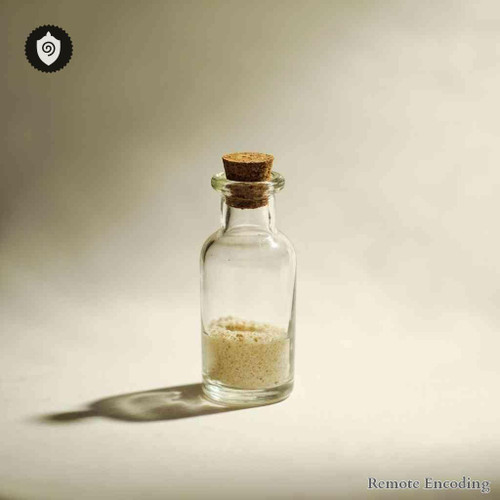 Titanium remote imprint for quantum field alignment and distance energy relay with precise energetic charge