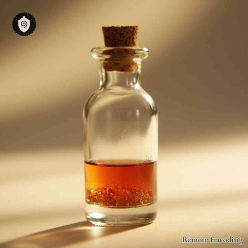 Loosestrife energetic charge device for remote imprint and quantum transmission within distance energy fields