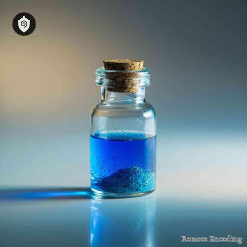 Gold remote imprint device for quantum field transmission and distance energy relay with energetic charge