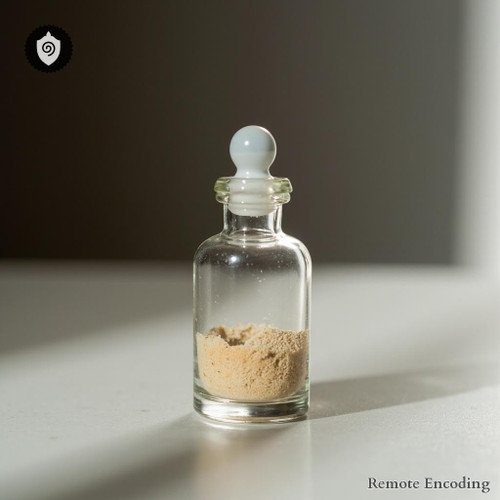 Ginkgo Biloba - Maidenhair Tree visualized as quantum relay node balanced through digital relay.