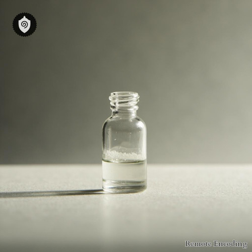 Apricot Poppy visualized as encoding signal grid patterned by remote data links.