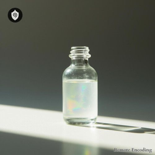 Blue Elf Viola visualized as encoded energy path guided by encoded transmissions.