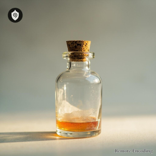 Charoite visualized as encoding signal grid routed via signal modulation paths.