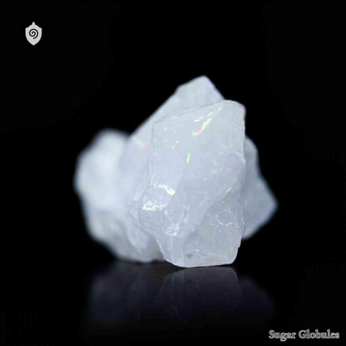 Acetylsalicylicum Acidum sugar granules in orb format for energetic homeopathic (nonmedical) dry-form presentation and storage